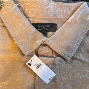 Banana Republic Slim Linen-Blend Shirt
